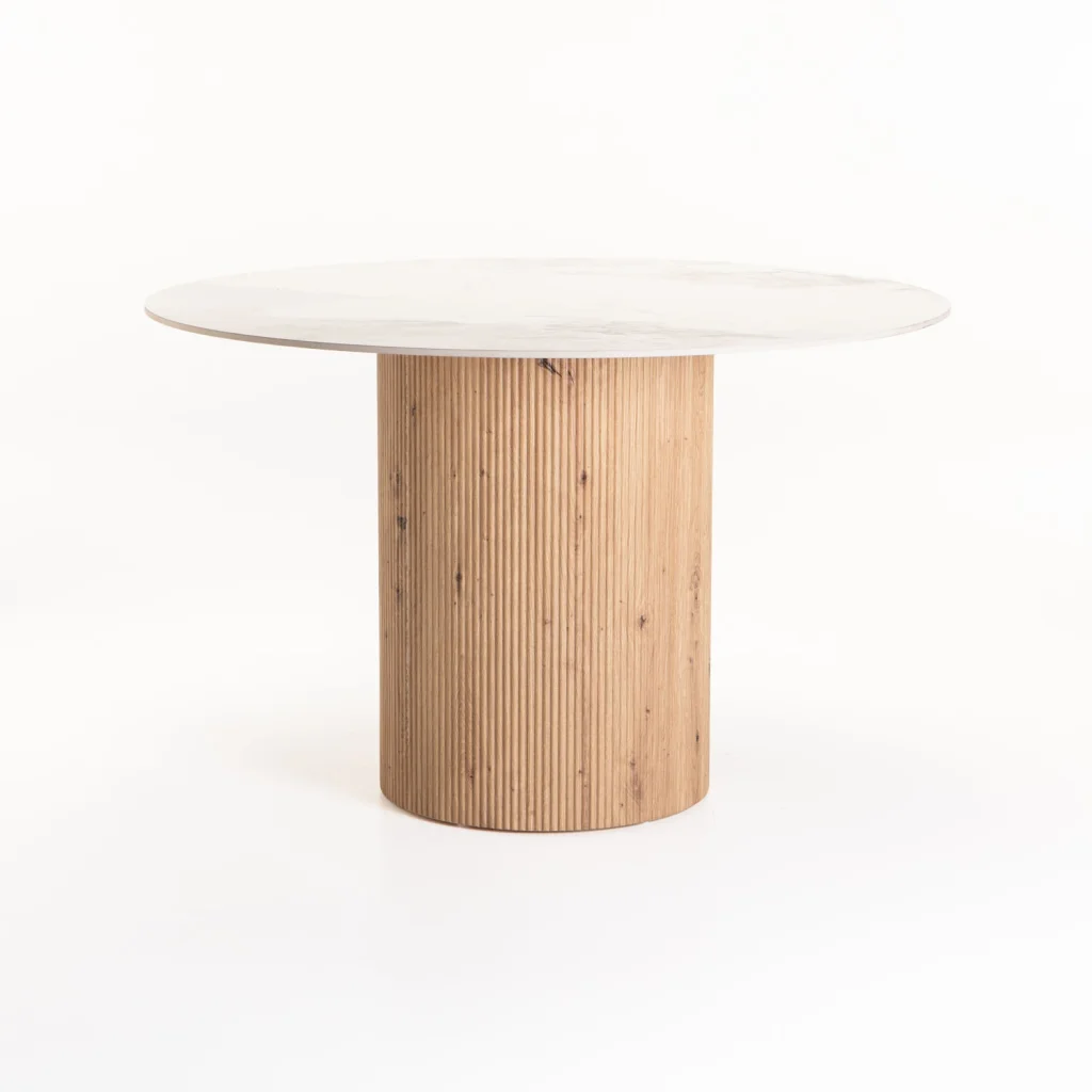 Mesa de jantar redonda Belle de 120 cm - Image 2