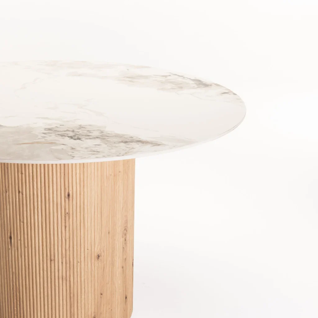 Mesa de jantar redonda Belle de 120 cm