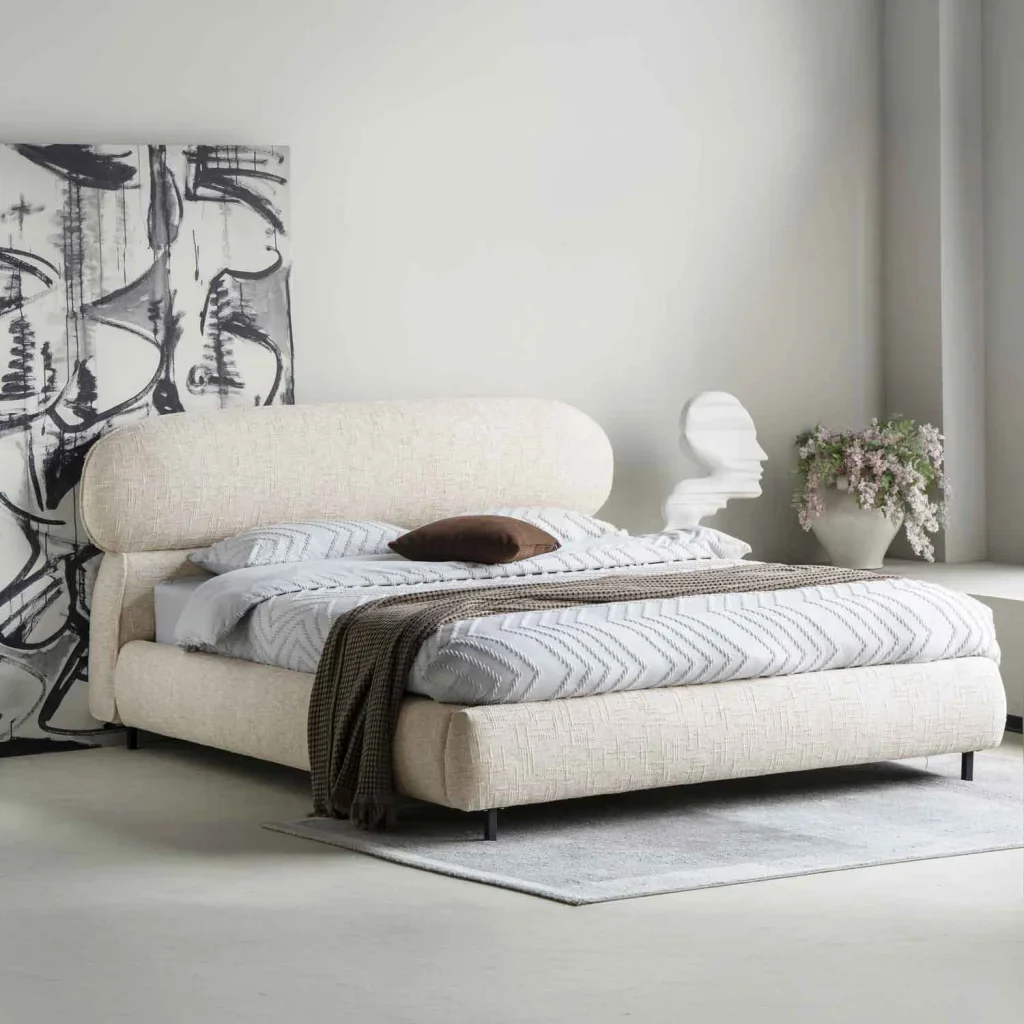Cama de Tecido Texturizado Queen